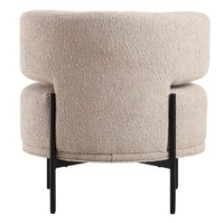 Penn Taupe Boucle Wing Back Accent Chair -Daals Shop ACH 750 TAUPE BOUCLE WB6