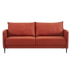 Bari Burnt Ochre Fabric Sofa 20 Bari Burnt Ochre Fabric Sofa -Daals Shop AYSF 08 ORANGEFAB 3ST 1