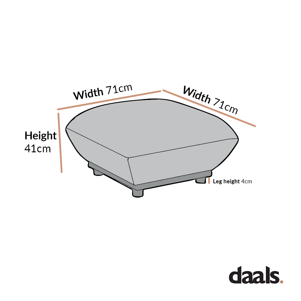 Gianni Pouffe, Mist Grey Boucle 5 Gianni Pouffe, Mist Grey Boucle - Image 5