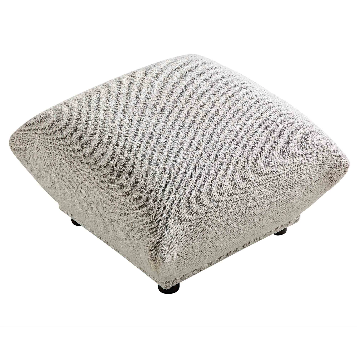 Gianni Pouffe, Mist Grey Boucle 7 Gianni Pouffe, Mist Grey Boucle - Image 7