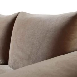 Gianni Two Seater Sofa, Mink Velvet -Daals Shop BOSF 9678 TAUPE VEL 2ST detail3
