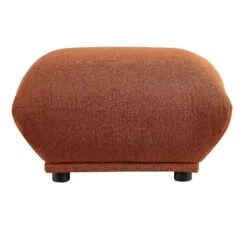 Gianni Pouffe, Terracotta Fabric -Daals Shop BOSF 9678 TERRA LIN STOOL WB1