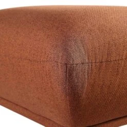 Gianni Pouffe, Terracotta Fabric -Daals Shop BOSF 9678 TERRA LIN STOOL detail1