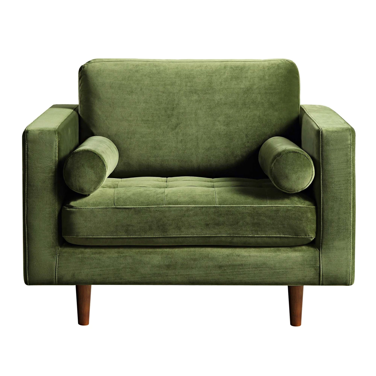 Henrietta Armchair, Moss Green Velvet 6 Henrietta Armchair, Moss Green Velvet - Image 6