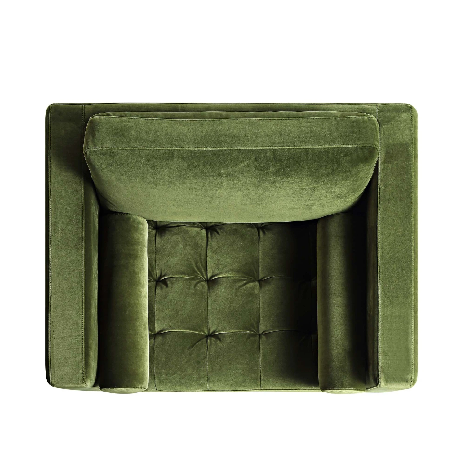 Henrietta Armchair, Moss Green Velvet 8 Henrietta Armchair, Moss Green Velvet - Image 8