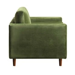 Henrietta Armchair, Moss Green Velvet 23 Henrietta Armchair, Moss Green Velvet -Daals Shop BOSF 9680 FERN VEL 1ST WB5