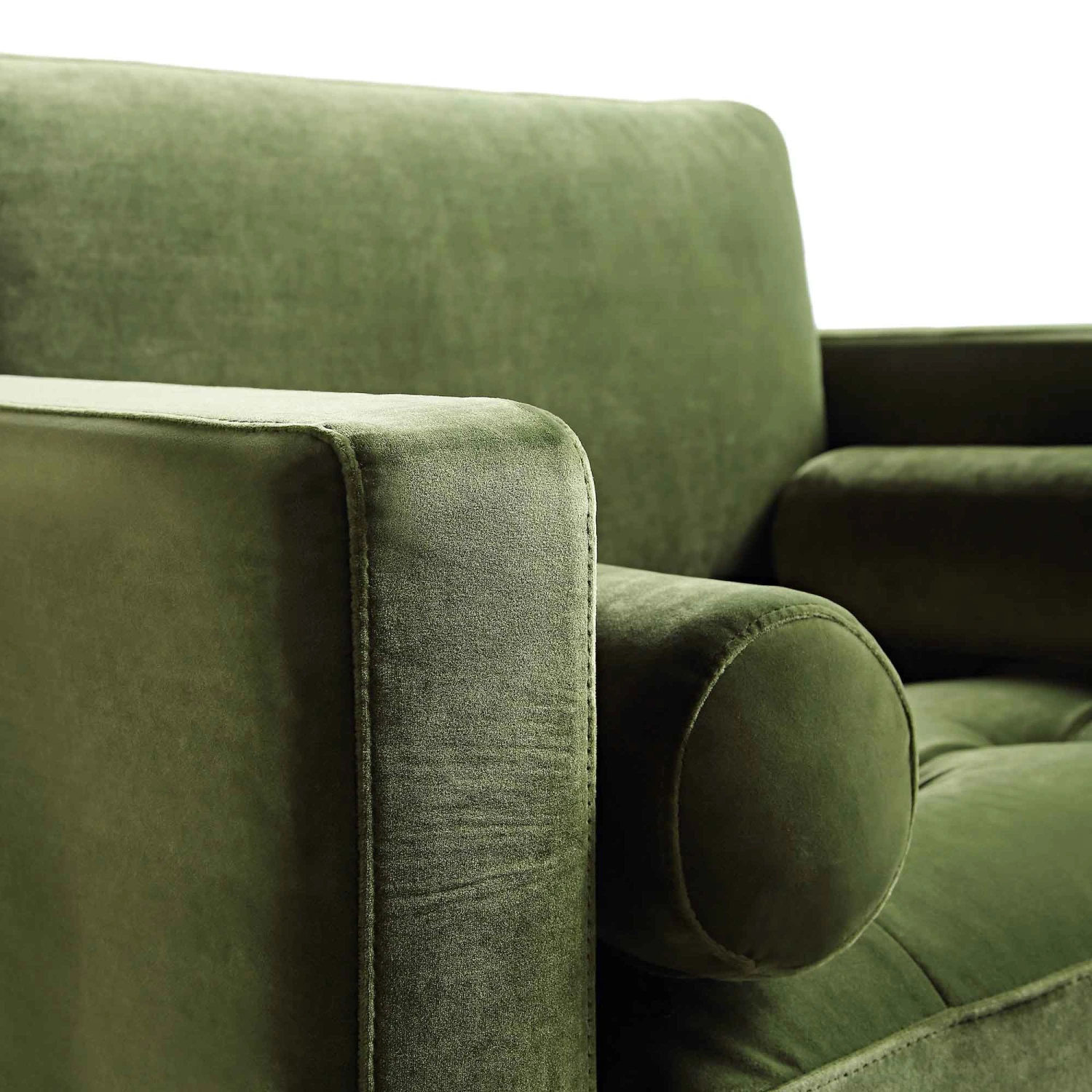Henrietta Armchair, Moss Green Velvet 11 Henrietta Armchair, Moss Green Velvet - Image 11