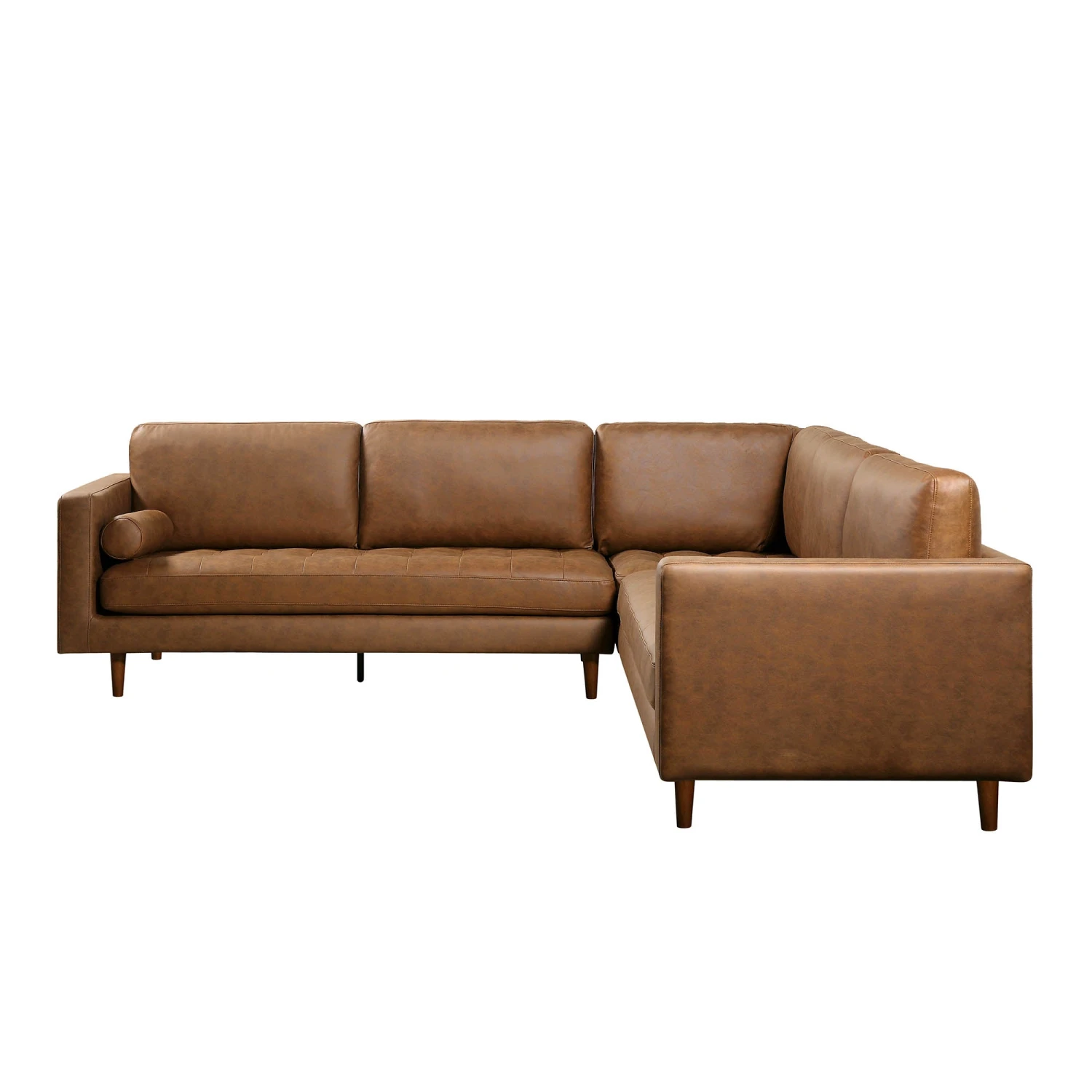Henrietta 5+Seater Corner Sofa, Tan Faux Suede 9 Henrietta 5+Seater Corner Sofa, Tan Faux Suede - Image 9