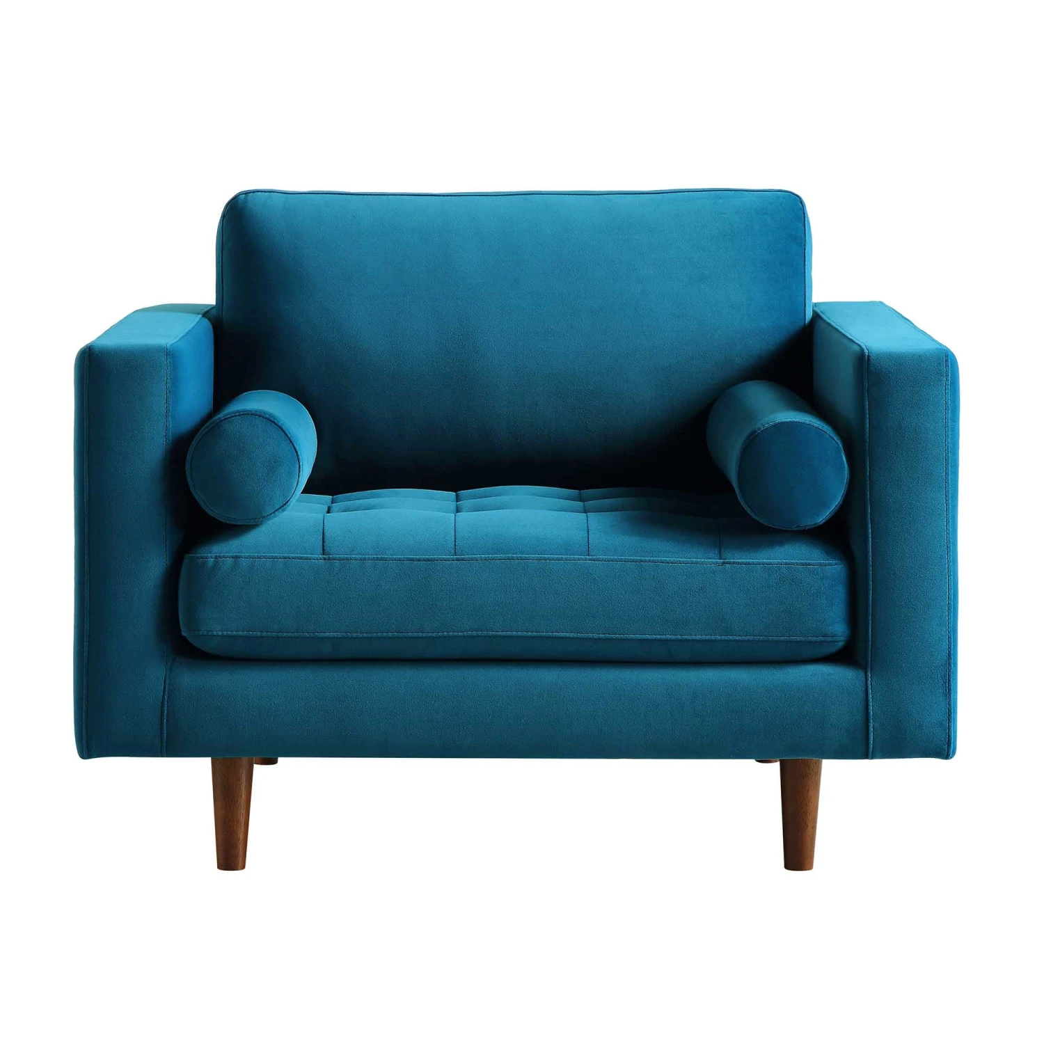 Henrietta Armchair, Teal Velvet 7 Henrietta Armchair, Teal Velvet - Image 7