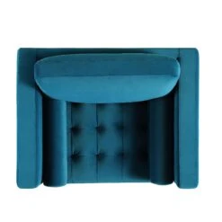 Henrietta Armchair, Teal Velvet 22 Henrietta Armchair, Teal Velvet -Daals Shop BOSF 9680 TEAL VEL 1ST WB3