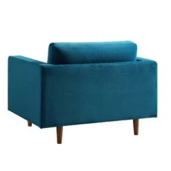 Henrietta Armchair, Teal Velvet 24 Henrietta Armchair, Teal Velvet -Daals Shop BOSF 9680 TEAL VEL 1ST WB5
