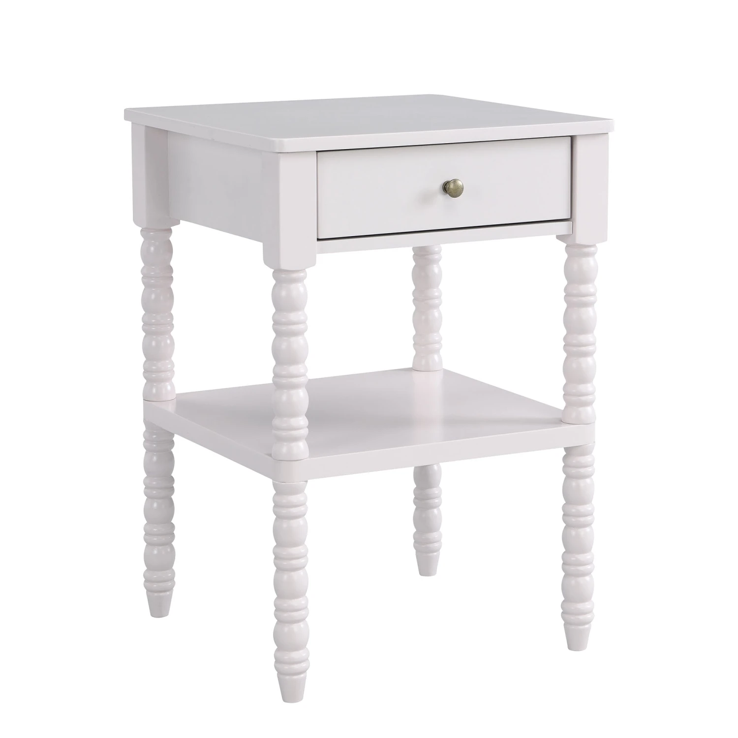 Aldwinke Beige Bobbin 1 Drawer Side Table 5 Aldwinke Beige Bobbin 1 Drawer Side Table - Image 5