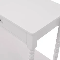 Aldwinke Beige Bobbin 2 Drawer Large Console Table -Daals Shop BSD 098 BEIGE detail2