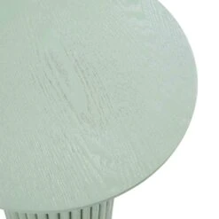 Maru Oak Round Side Table, Sage Green -Daals Shop BSD 139 SAGE detail1