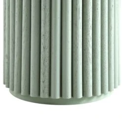 Maru Oak Round Side Table, Sage Green -Daals Shop BSD 139 SAGE detail4