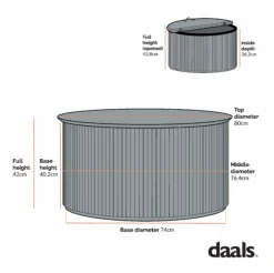 Maru Oak Round Coffee Table With Storage, Silver Oak 15 Maru Oak Round Coffee Table With Storage, Silver Oak -Daals Shop BSD Maru BSD 140 2 5322e549 ea94 47a3 b800 95dd401bddd4
