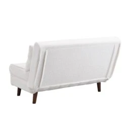 Algo Sofabed With Cushions In Beige Teddy Fabric 2 Seater -Daals Shop D021B BEIGE TEDDY WB8