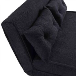 Algo Sofabed With Cushions In Charcoal Teddy Fabric 2 Seater 28 Algo Sofabed With Cushions In Charcoal Teddy Fabric 2 Seater -Daals Shop D021B CHARCOAL TEDDY detail1