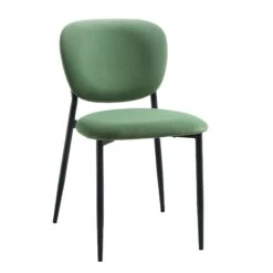 Kelmarsh Set Of 2 Grass Green Velvet Upholstered Dining Chairs 13 Kelmarsh Set Of 2 Grass Green Velvet Upholstered Dining Chairs -Daals Shop DCH 2128 GRASS VEL 2P WB2