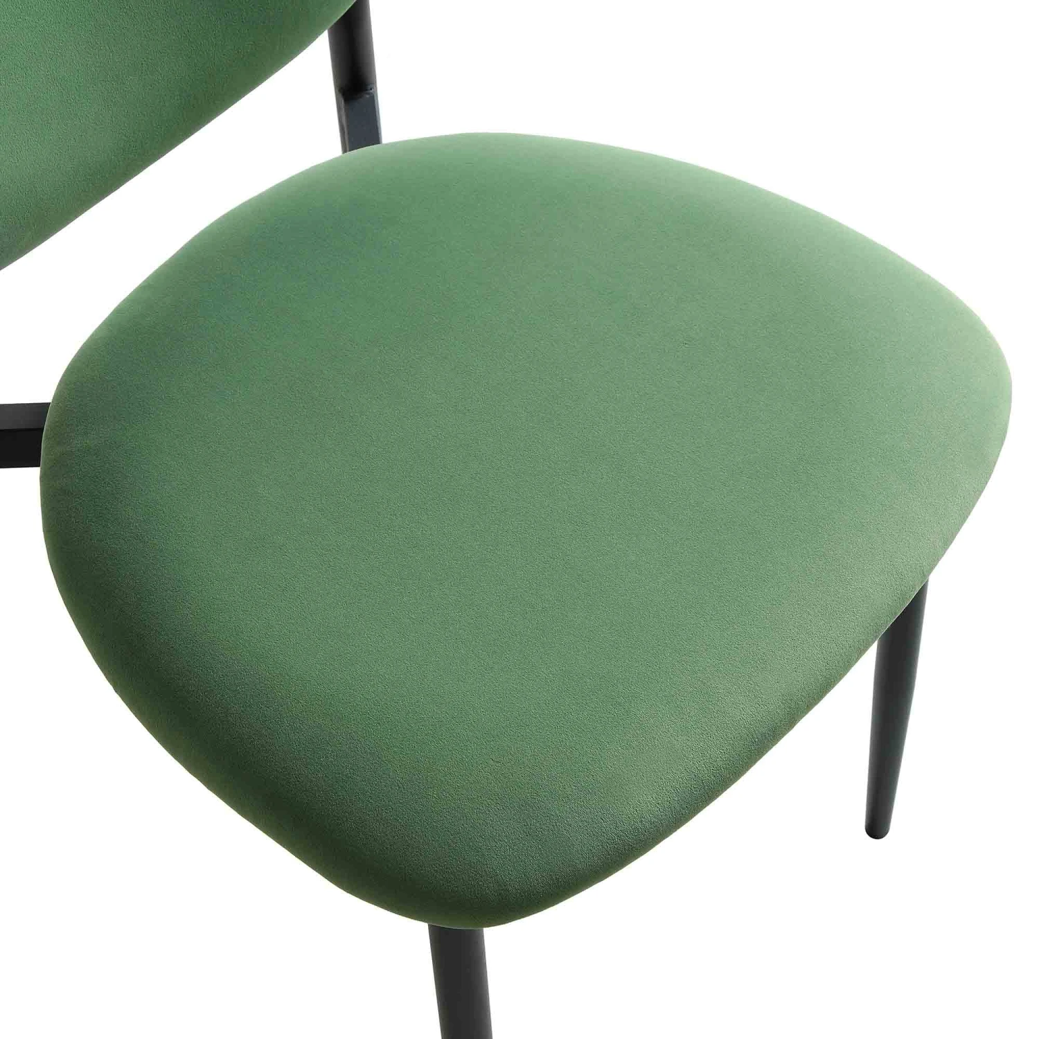 Kelmarsh Set Of 2 Grass Green Velvet Upholstered Dining Chairs 9 Kelmarsh Set Of 2 Grass Green Velvet Upholstered Dining Chairs - Image 9