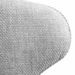 Langham Set Of 2 Grey Woven Fabric Carver Dining Chairs With Fluted Back -Daals Shop DCH 2143 GREY WOV 2P detail3