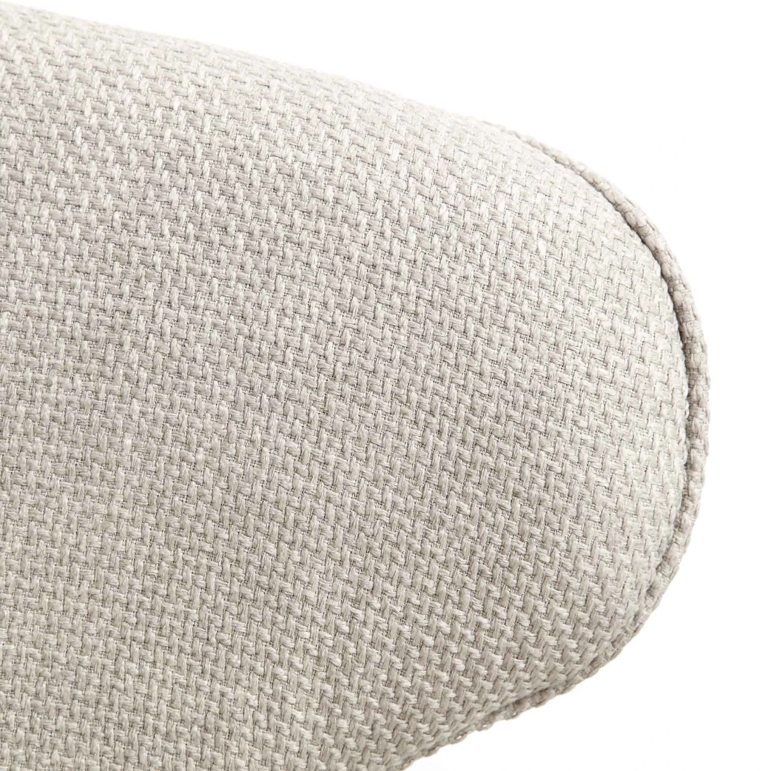 Langham Set Of 2 Oatmeal Woven Fabric Carver Dining Chairs With Fluted Back 13 Langham Set Of 2 Oatmeal Woven Fabric Carver Dining Chairs With Fluted Back - Image 13