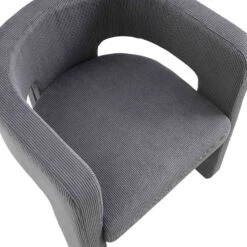 Greenwich Grey Corduroy Dining Chair -Daals Shop DCH 2159 GREY CORD detail1