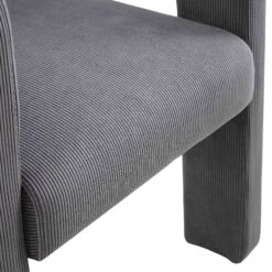 Greenwich Grey Corduroy Dining Chair -Daals Shop DCH 2159 GREY CORD detail4
