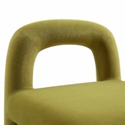 Libby Olive Green Velvet Dining Chair -Daals Shop DCH 2160 OLIVE VEL detail2