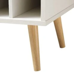 Frances Woven Rattan Drinks Cabinet, White -Daals Shop FT CAB 02 WHITE detail2