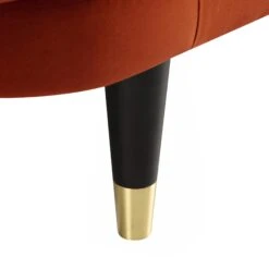 Solna 2-Seater Sofa Bed, Rust Velvet -Daals Shop GCSF 2277 RUST VEL detail2