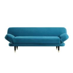 Solna 2-Seater Sofa Bed, Teal Velvet -Daals Shop GCSF 2277 TEAL VEL GIF2