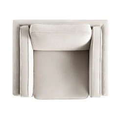 Dipley Champagne Velvet Sofa, 1-Seater -Daals Shop GCSF 2339 CHAMP VEL 1ST WB3