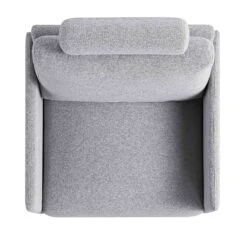Timber Grey Marl Fabric Armchair -Daals Shop GCSF 2348 GREY FAB 1ST WB3