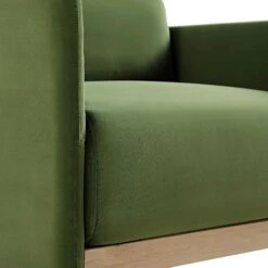 Timber Fern Green Velvet Armchair -Daals Shop GCSF 2348 MOSS VEL 1ST detail1
