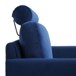 Timber Navy Blue Velvet Armchair -Daals Shop GCSF 2348 NAVY VEL 1ST detail2