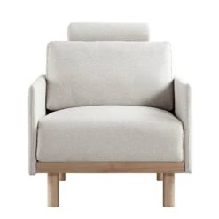 Timber Oatmeal Fabric Armchair 18 Timber Oatmeal Fabric Armchair -Daals Shop GCSF 2348 OAT FAB 1ST WB1