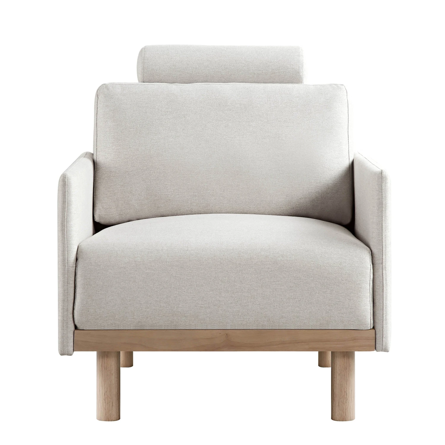 Timber Oatmeal Fabric Armchair 7 Timber Oatmeal Fabric Armchair - Image 7