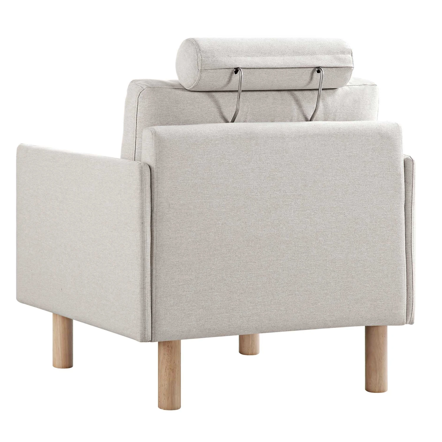 Timber Oatmeal Fabric Armchair 8 Timber Oatmeal Fabric Armchair - Image 8