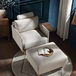 Timber Oatmeal Fabric Armchair 15 Timber Oatmeal Fabric Armchair -Daals Shop GCSF 2348 OAT FAB 1ST scene3