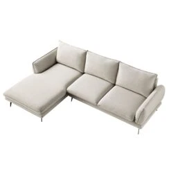 Obriel Oatmeal Fabric Sofa, Grande Chaise Sofa Left Hand -Daals Shop GCSF 2400 OAT FAB LEFT WB4