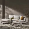 Obriel Oatmeal Fabric Sofa, Grande Chaise Sofa Left Hand