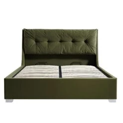 Hadley Moss Green Velvet Ottoman Storage Bed 18 Hadley Moss Green Velvet Ottoman Storage Bed -Daals Shop JAH 010 MOSS VEL WB1