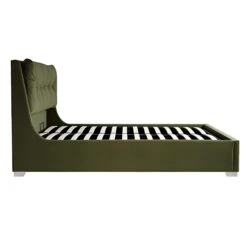 Hadley Moss Green Velvet Ottoman Storage Bed 21 Hadley Moss Green Velvet Ottoman Storage Bed -Daals Shop JAH 010 MOSS VEL WB4