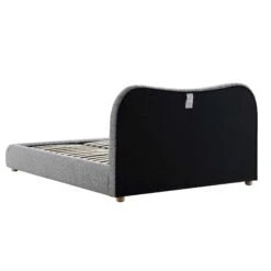 Egerie Curved Headboard Mist Grey Boucle Ottoman Storage Bed -Daals Shop JAH 011 GREY BOUCLE WB6