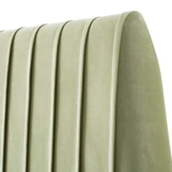 Helia Pleated Ottoman Storage Bed, Lichen Velvet -Daals Shop JAH 012 LICHEN VEL detail2