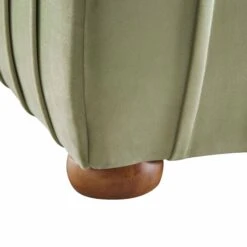 Helia Pleated Ottoman Storage Bed, Lichen Velvet -Daals Shop JAH 012 LICHEN VEL detail4