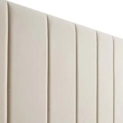 Sylvie Velvet Upholstered Bed Frame With Golden Chrome Legs, Champagne Velvet -Daals Shop JAH 06 CHAMPVEL detail2