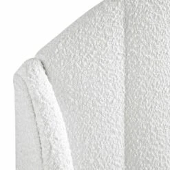 Eleanor White Boucle Upholstered Bed Frame With Domed Headboard 23 Eleanor White Boucle Upholstered Bed Frame With Domed Headboard -Daals Shop JAH 08 ECRU BOU detail2
