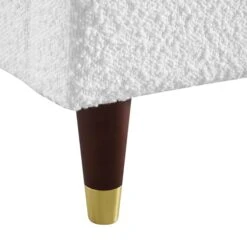 Eleanor White Boucle Upholstered Bed Frame With Domed Headboard 25 Eleanor White Boucle Upholstered Bed Frame With Domed Headboard -Daals Shop JAH 08 ECRU BOU detail4